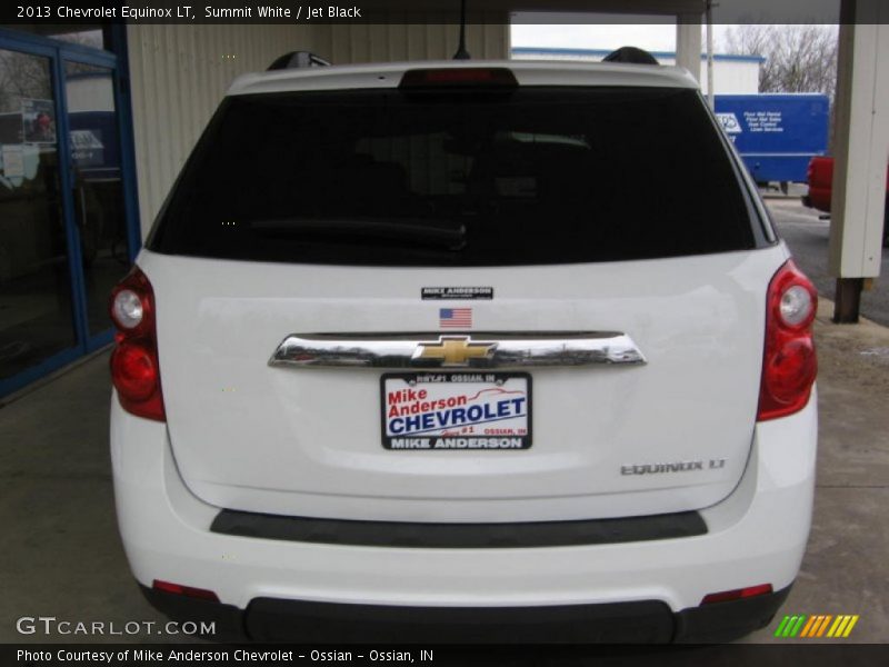 Summit White / Jet Black 2013 Chevrolet Equinox LT