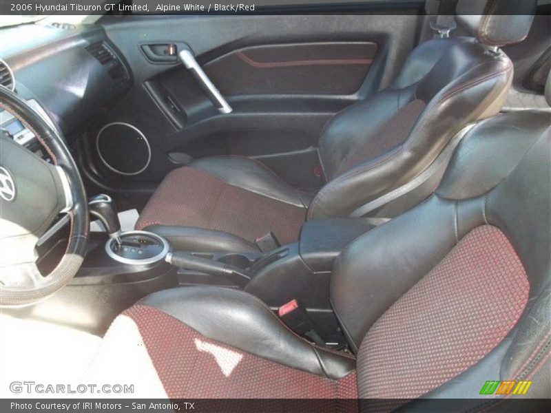 Alpine White / Black/Red 2006 Hyundai Tiburon GT Limited