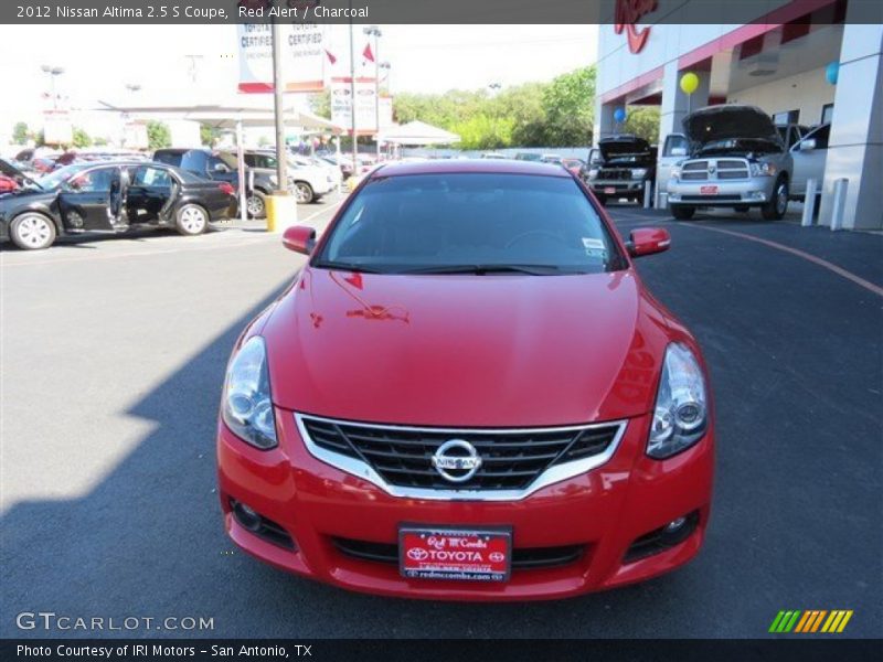 Red Alert / Charcoal 2012 Nissan Altima 2.5 S Coupe