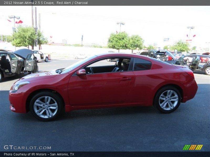 Red Alert / Charcoal 2012 Nissan Altima 2.5 S Coupe