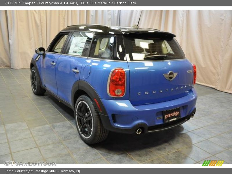True Blue Metallic / Carbon Black 2013 Mini Cooper S Countryman ALL4 AWD