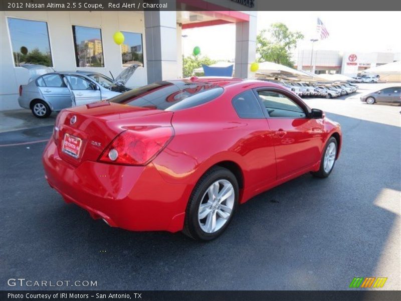 Red Alert / Charcoal 2012 Nissan Altima 2.5 S Coupe