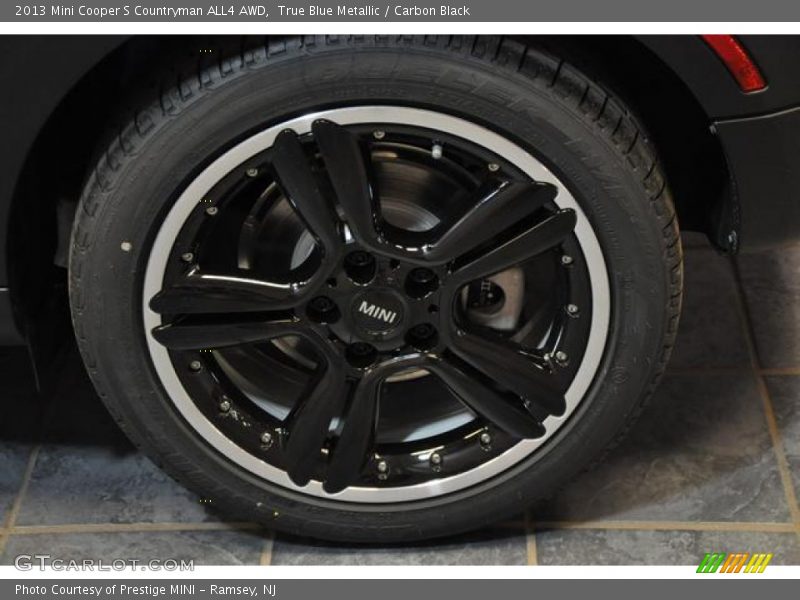 True Blue Metallic / Carbon Black 2013 Mini Cooper S Countryman ALL4 AWD
