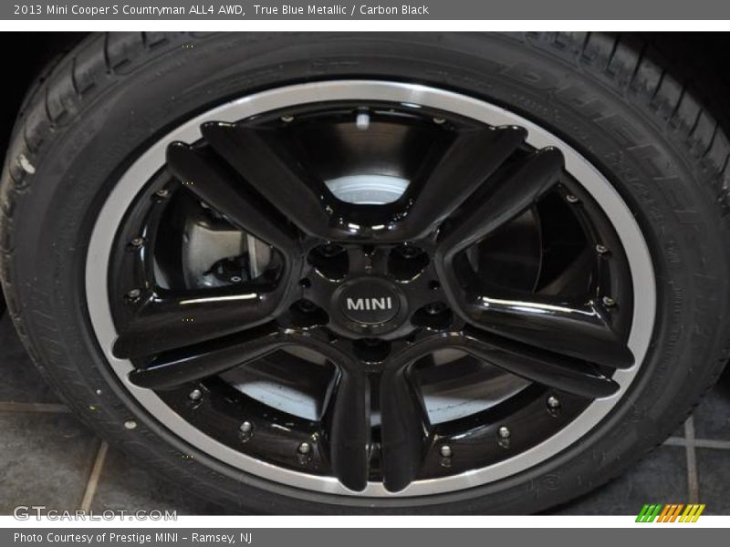 True Blue Metallic / Carbon Black 2013 Mini Cooper S Countryman ALL4 AWD