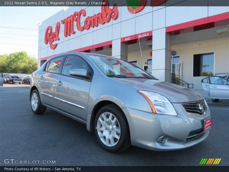 Magnetic Gray Metallic / Charcoal 2012 Nissan Sentra 2.0 S