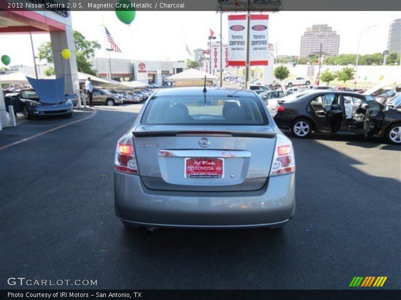 Magnetic Gray Metallic / Charcoal 2012 Nissan Sentra 2.0 S