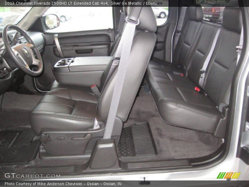 Silver Ice Metallic / Ebony 2013 Chevrolet Silverado 2500HD LT Extended Cab 4x4