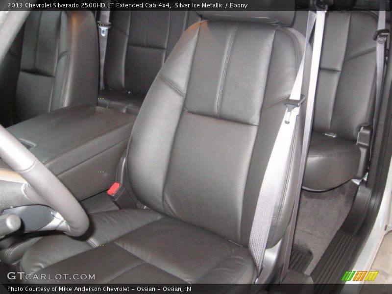 Silver Ice Metallic / Ebony 2013 Chevrolet Silverado 2500HD LT Extended Cab 4x4