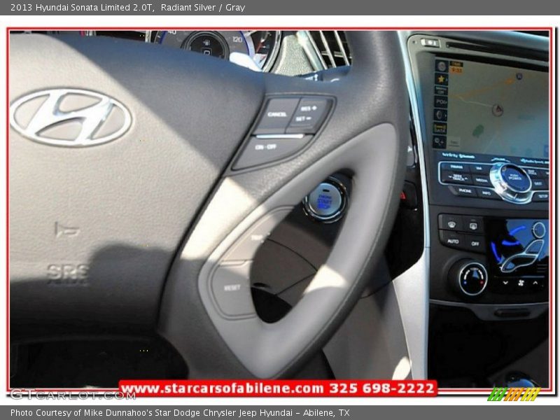 Radiant Silver / Gray 2013 Hyundai Sonata Limited 2.0T
