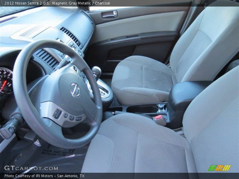 Magnetic Gray Metallic / Charcoal 2012 Nissan Sentra 2.0 S
