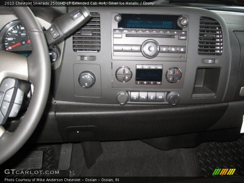 Silver Ice Metallic / Ebony 2013 Chevrolet Silverado 2500HD LT Extended Cab 4x4