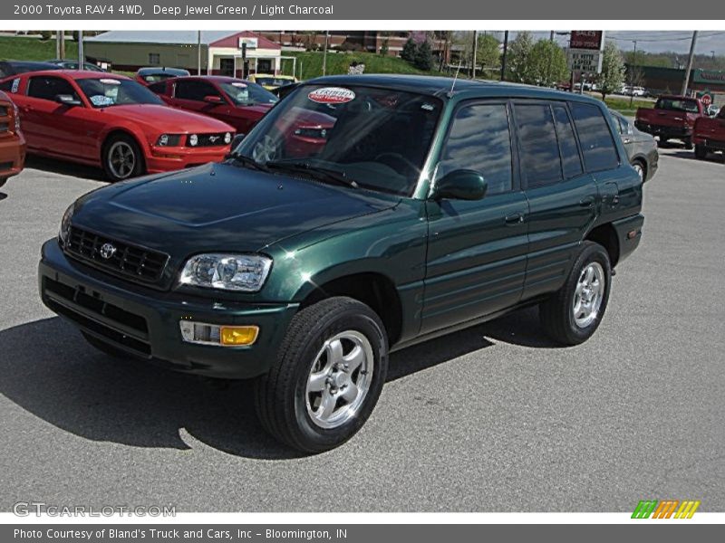 Deep Jewel Green / Light Charcoal 2000 Toyota RAV4 4WD