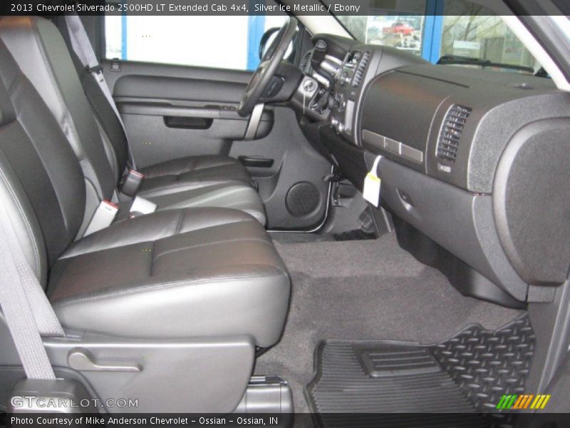 Silver Ice Metallic / Ebony 2013 Chevrolet Silverado 2500HD LT Extended Cab 4x4
