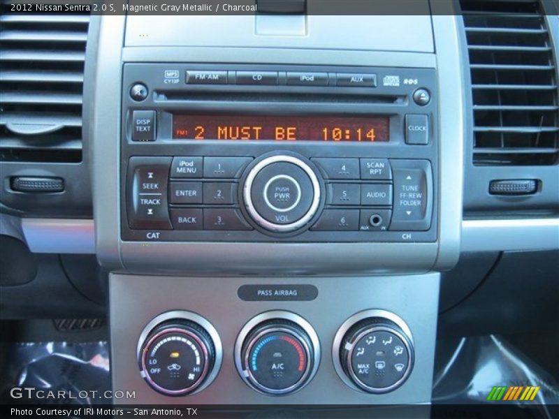 Magnetic Gray Metallic / Charcoal 2012 Nissan Sentra 2.0 S