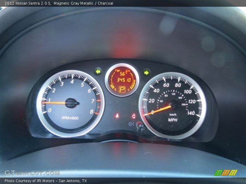 Magnetic Gray Metallic / Charcoal 2012 Nissan Sentra 2.0 S