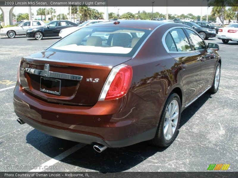 Cinnamon Metallic / Light Camel 2009 Lincoln MKS Sedan