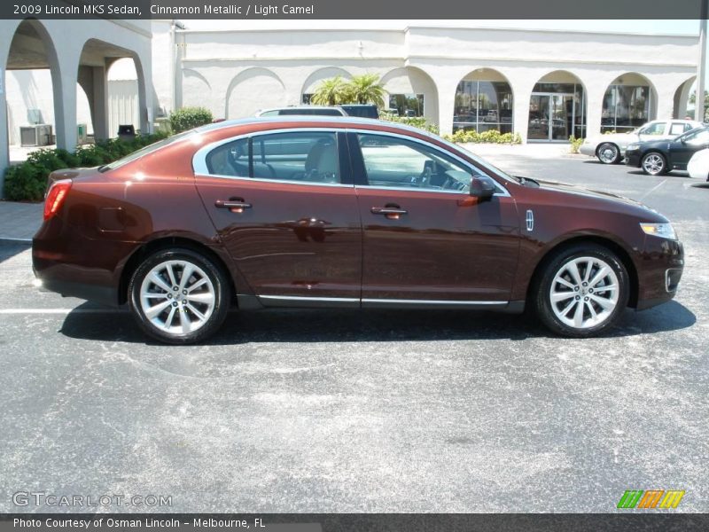 Cinnamon Metallic / Light Camel 2009 Lincoln MKS Sedan