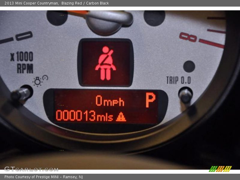 Blazing Red / Carbon Black 2013 Mini Cooper Countryman