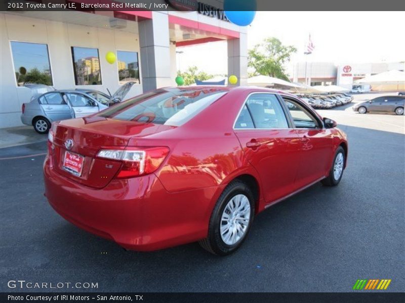 Barcelona Red Metallic / Ivory 2012 Toyota Camry LE