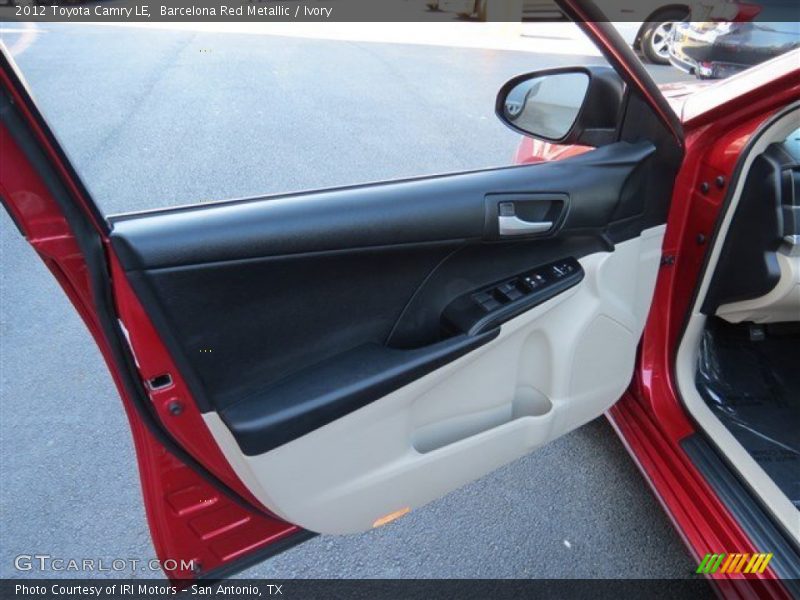 Barcelona Red Metallic / Ivory 2012 Toyota Camry LE