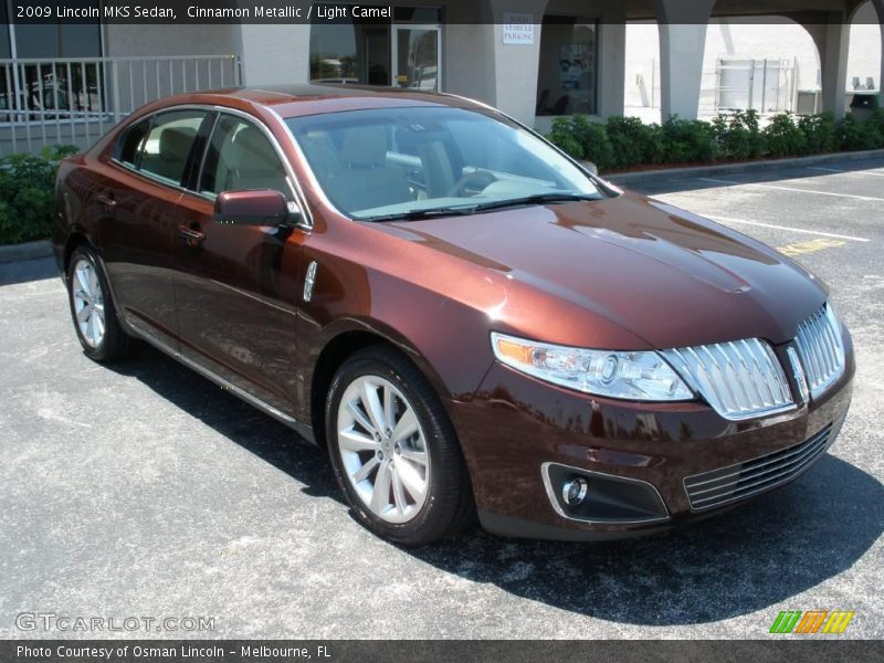 Cinnamon Metallic / Light Camel 2009 Lincoln MKS Sedan