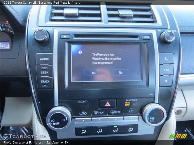 Barcelona Red Metallic / Ivory 2012 Toyota Camry LE