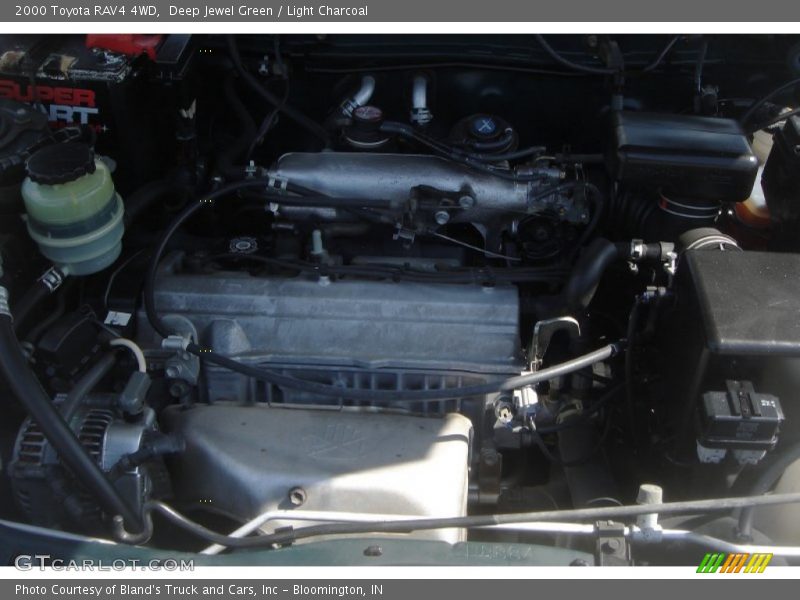 Deep Jewel Green / Light Charcoal 2000 Toyota RAV4 4WD