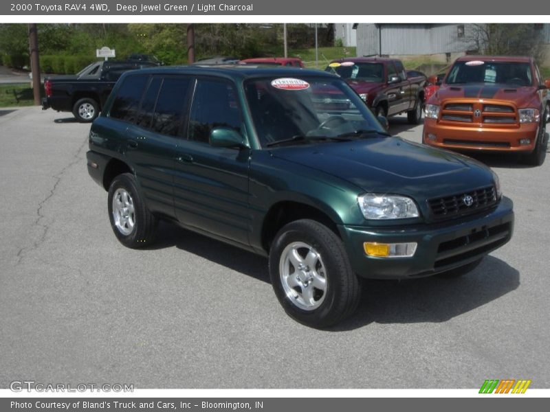 Deep Jewel Green / Light Charcoal 2000 Toyota RAV4 4WD