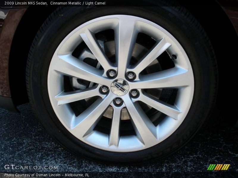 Cinnamon Metallic / Light Camel 2009 Lincoln MKS Sedan