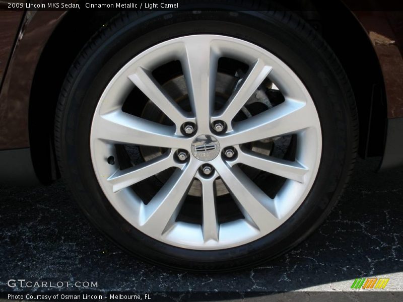 Cinnamon Metallic / Light Camel 2009 Lincoln MKS Sedan