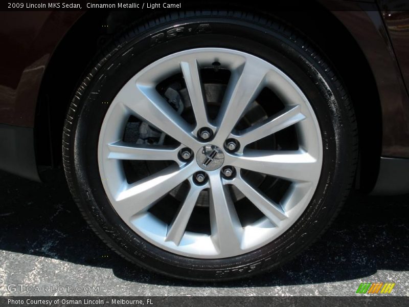 Cinnamon Metallic / Light Camel 2009 Lincoln MKS Sedan