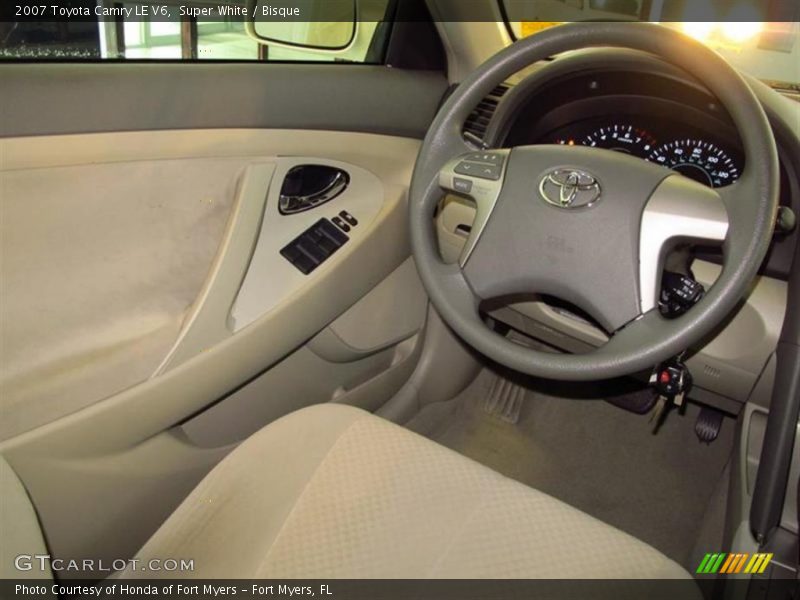 Super White / Bisque 2007 Toyota Camry LE V6