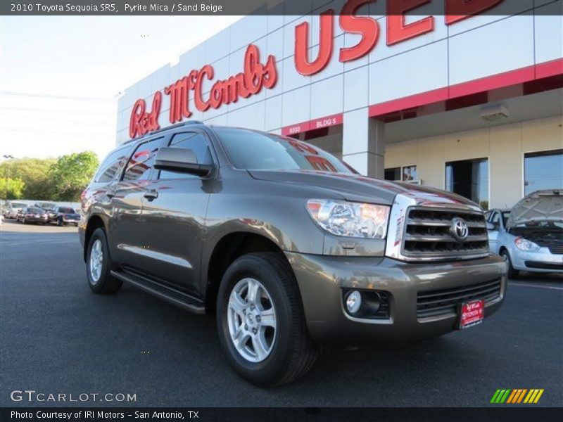Pyrite Mica / Sand Beige 2010 Toyota Sequoia SR5