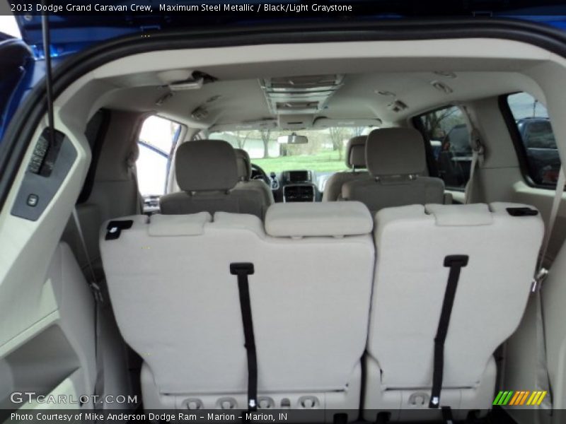 Maximum Steel Metallic / Black/Light Graystone 2013 Dodge Grand Caravan Crew