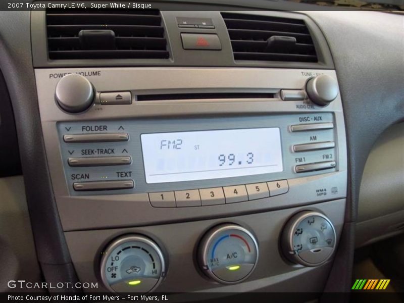 Super White / Bisque 2007 Toyota Camry LE V6