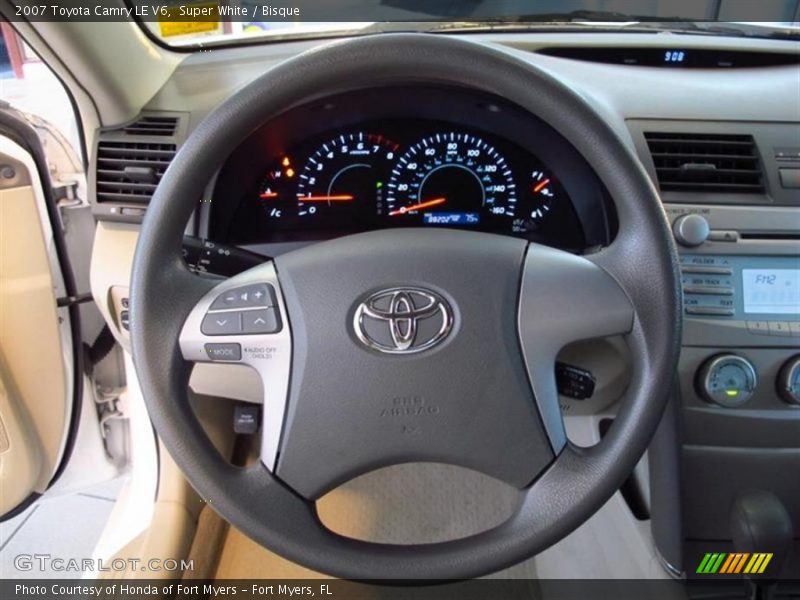 Super White / Bisque 2007 Toyota Camry LE V6