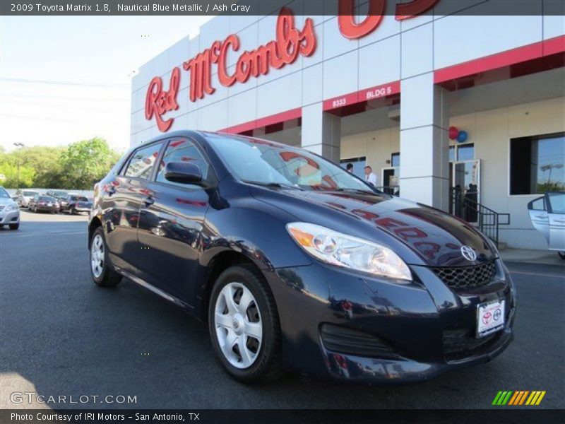 Nautical Blue Metallic / Ash Gray 2009 Toyota Matrix 1.8