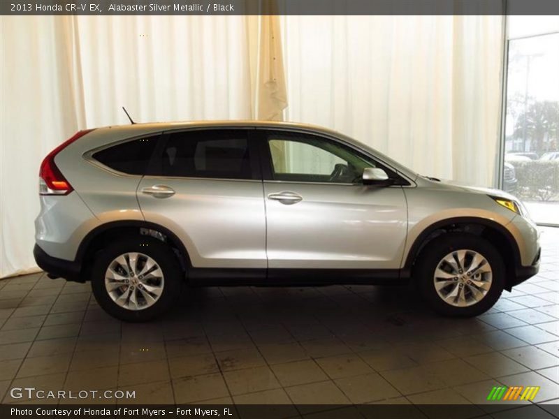Alabaster Silver Metallic / Black 2013 Honda CR-V EX