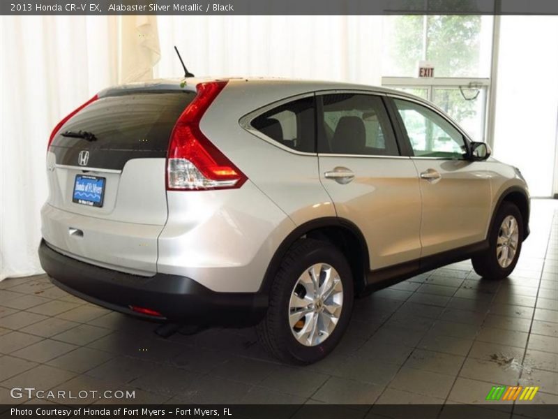 Alabaster Silver Metallic / Black 2013 Honda CR-V EX