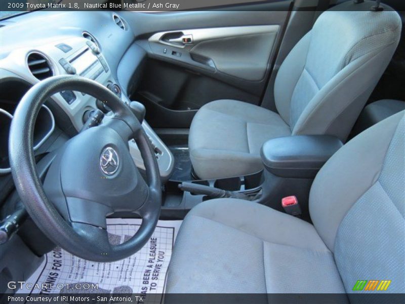Nautical Blue Metallic / Ash Gray 2009 Toyota Matrix 1.8