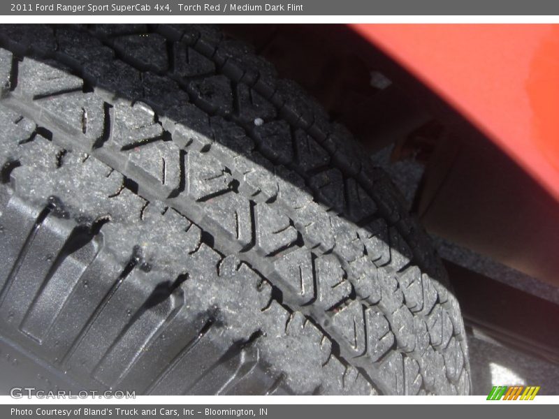 Torch Red / Medium Dark Flint 2011 Ford Ranger Sport SuperCab 4x4