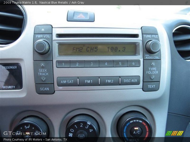 Nautical Blue Metallic / Ash Gray 2009 Toyota Matrix 1.8