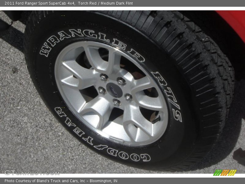 Torch Red / Medium Dark Flint 2011 Ford Ranger Sport SuperCab 4x4