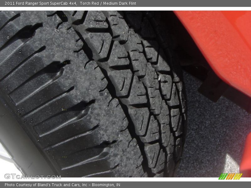Torch Red / Medium Dark Flint 2011 Ford Ranger Sport SuperCab 4x4