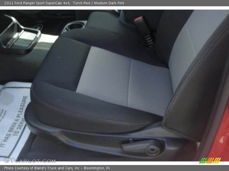 Torch Red / Medium Dark Flint 2011 Ford Ranger Sport SuperCab 4x4