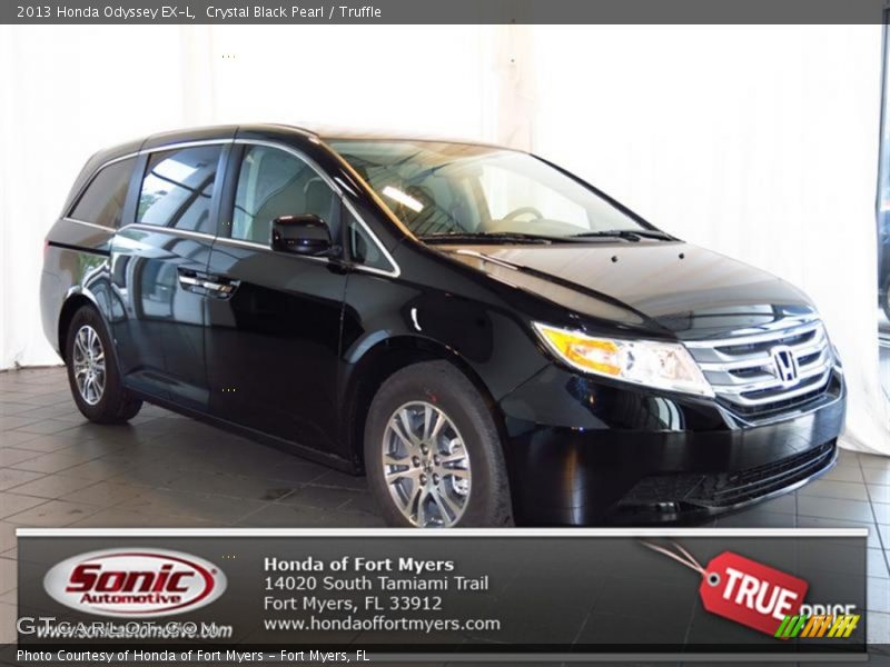 Crystal Black Pearl / Truffle 2013 Honda Odyssey EX-L