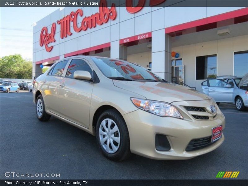 Sandy Beach Metallic / Bisque 2012 Toyota Corolla