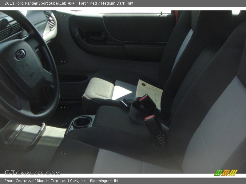 Torch Red / Medium Dark Flint 2011 Ford Ranger Sport SuperCab 4x4