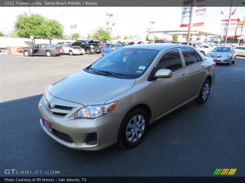 Sandy Beach Metallic / Bisque 2012 Toyota Corolla