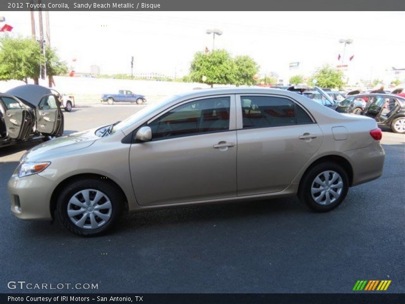 Sandy Beach Metallic / Bisque 2012 Toyota Corolla